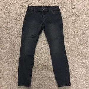 Dark grey denim pants
